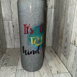 Glittery Multicolor Party Tumbler